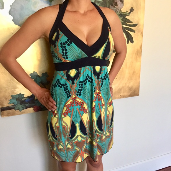 🦋 Turquoise Patterned Sundress 🦋 - Picture 2 of 4